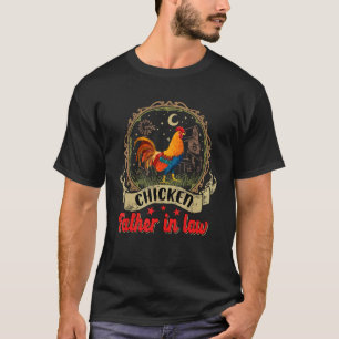 T-shirt Costume de beau-père poulet vintage Poulet Loin