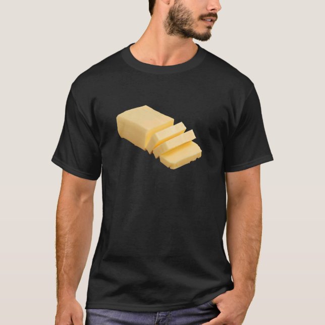 T-shirt Costume de beurre français Dernière minute facile  (Devant)