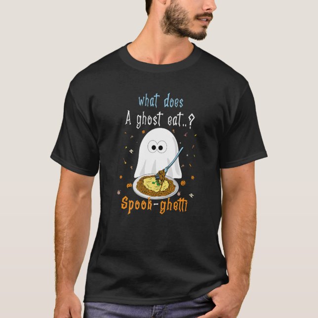 T-shirt Costume de blagues Halloween pour saison Éffrayant (Devant)