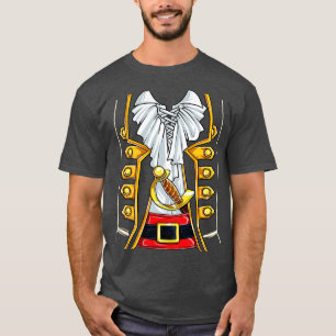 T-shirt Costume de Buccaneer Pirate Funny Halloween Novelt
