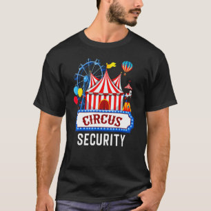 T-shirt Costume de carnaval de sécurité Circus Carny Perso