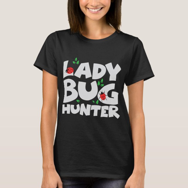 T-shirt Costume de chasseur de bugs Ladybug (Devant)