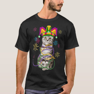 T-shirt Costume de chaton de Mardi Gras Mardi Gras
