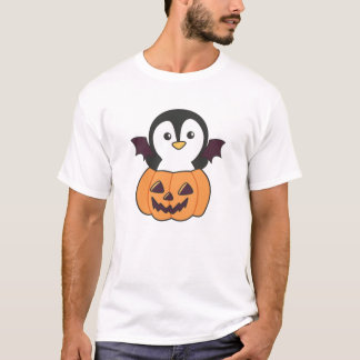 T-shirt Costume de chauve-souris Citrouille d'Halloween Pe