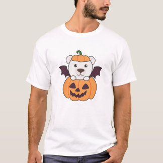 T-shirt Costume de chauve-souris Citrouille Halloween Ours
