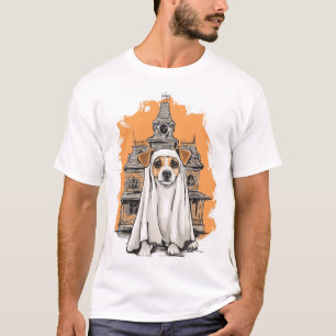 T-shirt Costume de chien fantôme � Chien effrayant