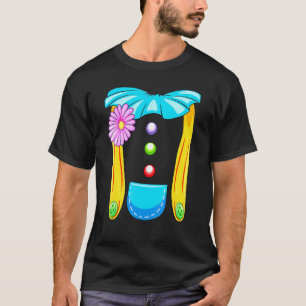 T-shirt Costume de clown Halloween Filles Vintages Garçons