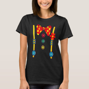 T-shirt Costume de clown Halloween Filles Vintages Garçons