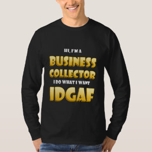 T-shirt Costume De Collecteur Pour Entrepreneur