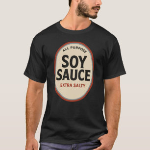 T-shirt Costume de condiment drôle de sauce soja Halloween