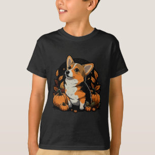 T-shirt Costume De Corgi Gallois citrouille Sur Corgi Gall