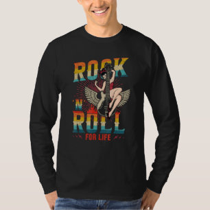 T-shirt Costume de côtelette Rock 'n' Roll pour la vie Gre