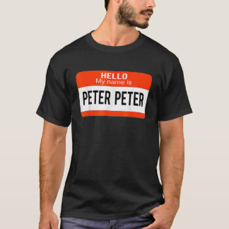 T-shirt Costume de couple masculin Peter Citrouille Mater 