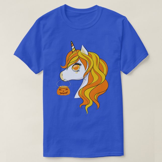 T-shirt Costume de Cute Candy Corn Unicorn  (Design devant)