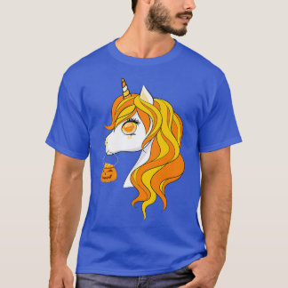 T-shirt Costume de Cute Candy Corn Unicorn 