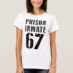 T-shirt Costume de déguisement de prisonnier 67 pour Hallo