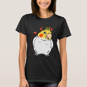 T-shirt Costume de diable effrayant Parrot I Lutino Cockat