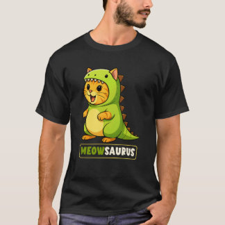 T-shirt Costume de dinosaure de chat Trex amateur d'animau