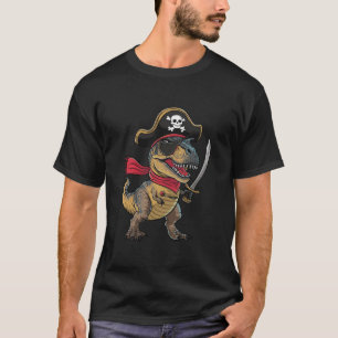 T-shirt Costume de dinosaure pirate T-Rex drôle d'Hallowee
