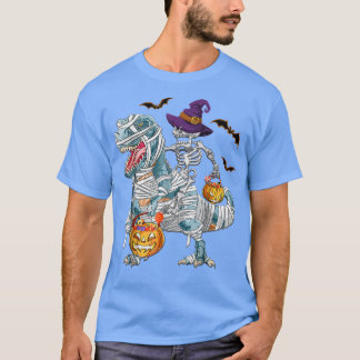 T-shirt costume de dinosaure squelette équitation maman Di
