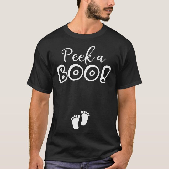 T-shirt Costume de Faire-part de grossesse d'Halloween pou (Devant)