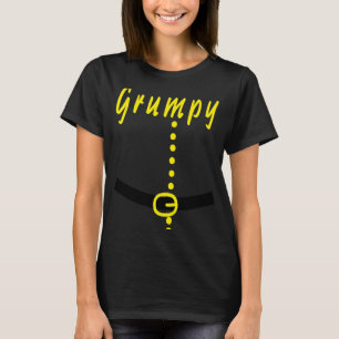 T-shirt Costume de famille de jumelage nain grincheux Hall
