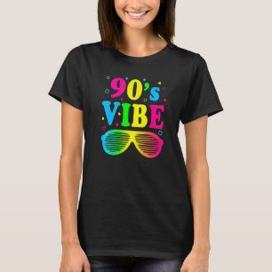 T-shirt Costume de fête des années 1990 tenue Retro Vintag