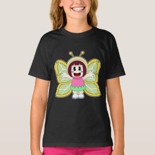 T-shirt Costume de fille papillon