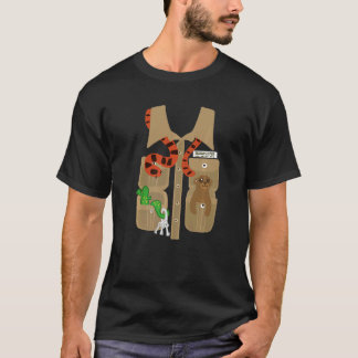 T-shirt Costume de Garde de Zoo Halloween DIY Safari Jungl