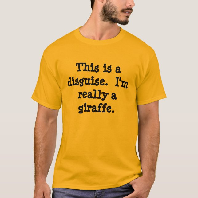 T-shirt Costume de girafe (Devant)