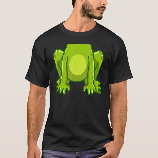 T-shirt Costume de grenouille Cou Enfants Cute Frog Hallow (Devant)