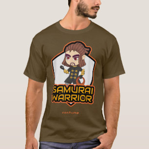 T-shirt Costume de guerrier de Samurai (2)