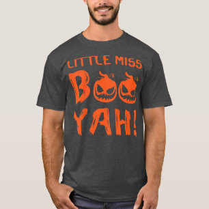 T-shirt Costume de Halloween paresseux Little Miss Boo Yah
