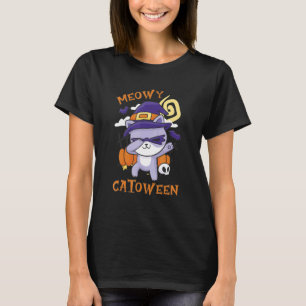T-shirt Costume de Halloween pour enfants Meowy Cat O Ween