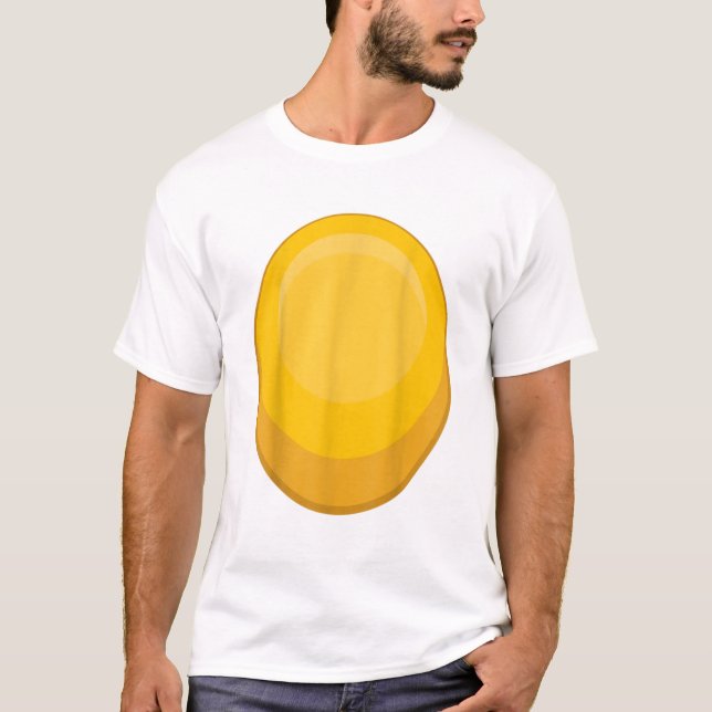 T-shirt Costume de jaune d'oeuf costume d'oeuf défiguré dr (Devant)