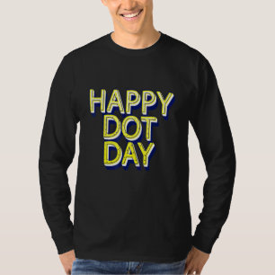 T-shirt Costume de journée internationale du point couleur
