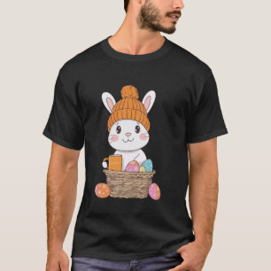 T-shirt Costume de lapin de Pâques Enfants Filles Garçons