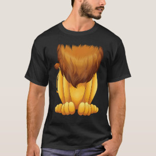 T-shirt Costume de lion sans tête mignon Halloween Grand h
