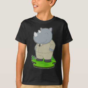 T-shirt Costume de Mariage pour Rhinocéros Coiffé