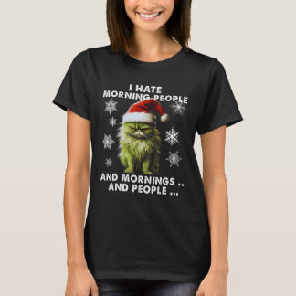 T-shirt Costume de Noël amusant - Je déteste les gens du m