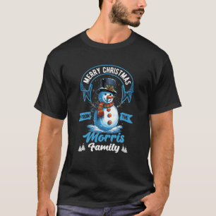 T-shirt Costume de Noël de la famille Morris Snowman Match