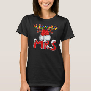 T-shirt Costume de Noël de Mme Santa Claus Pajama de Noël 
