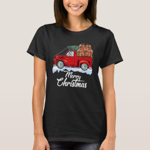 T-shirt Costume de Noël pour Poodle, Poodle dans un Camion