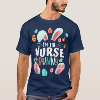 T-shirt Costume de Pâques Rapproché NURSE Bunny Graphique