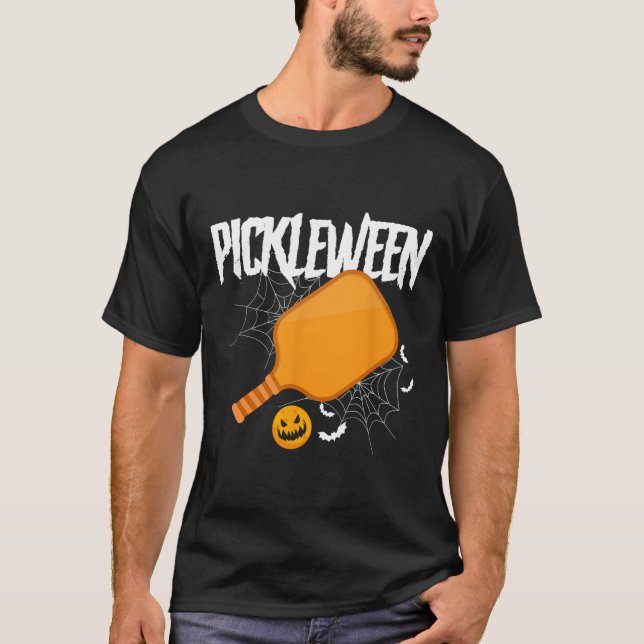 T-shirt Costume de Pickleball Halloween Pickleween Hallowe (Devant)