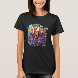 T-shirt Costume de poisson clown pour amoureux de l'anémon