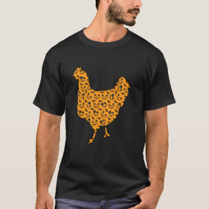 T-shirt Costume de poulet facile pour Halloween Poule Fowl