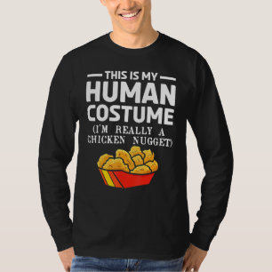 T-shirt Costume de restauration rapide Foie de poulet savo