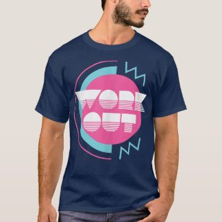 T-shirt Costume de salle de sport amusant des années 80