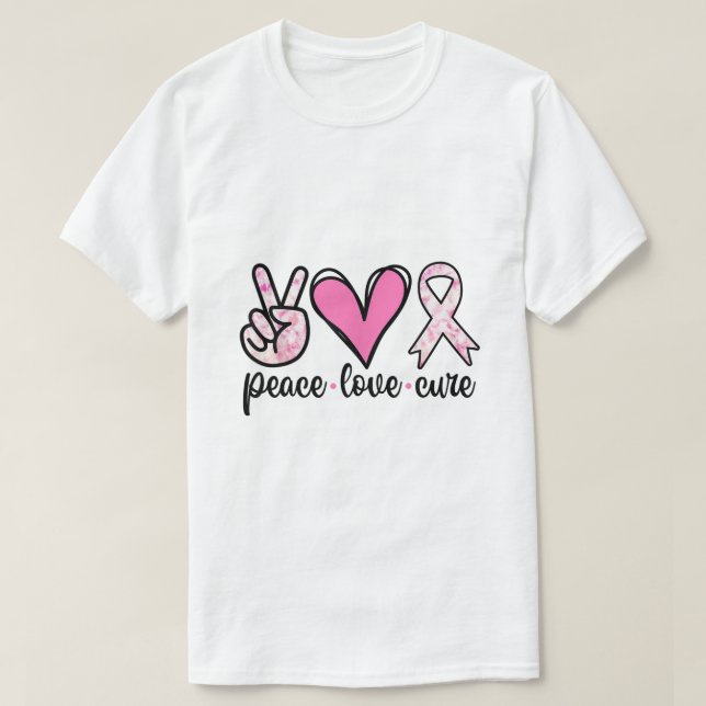 T-shirt Costume de sensibilisation au cancer du sein Pink  (Design devant)